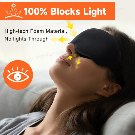 3D Sovmask – Mörkläggande Ögonmask för Bättre Sömn & Total Avkoppling | NextRelax